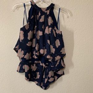 Solaris 2 piece floral set tank with shorts